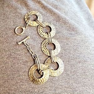 Silver Concho bracelet